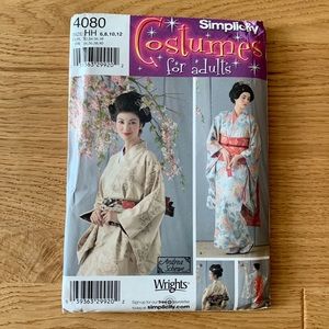 Geisha costume sewing pattern